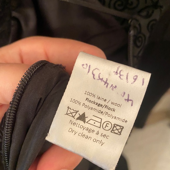 Alaïa black ball gown with velvet detail size 38 - Picture 4 of 11